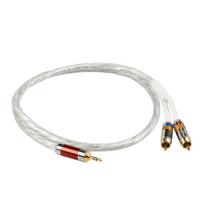 Cáp Âm Thanh YYAUDIO 3.5mm Sang 2RCA Hi-Fi Dây Đồng Không Oxy 4N OFC Dùng Cho Điện Thoại Di Động TV Máy Tính Amply Và Các Thiết Bị Âm Thanh