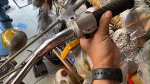 Ống ga lưỡi gà + cục chặn hàng gia công cho xe Honda 67