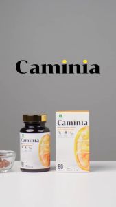 สินค้าพร้อมส่ง คามินเนีย Caminia 1 กระปุก 60 แคปซูล เลขที่อย. 13-1-07458-5-0198