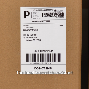 NIIMBOT B3S/B31/B4 White Label Sticker With A Large Size Ideal for Shipping Waybill and Listing Ingredients Waterproof Oil Proof Thermal Label Paper
