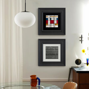 YASISHA | Geometric Abstract Bauhaus Art Wall Painting