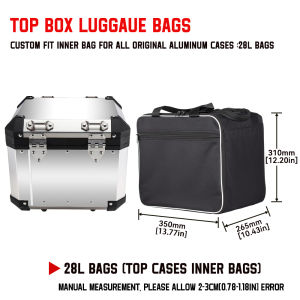 Motorbikes bag Motorcycle suitcases bag for BMW R1200GS Adv Black Inner Bags R1250 R1250 gs adventure Luggage Bags