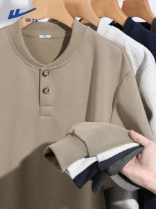 Warrior | Baseball Collar Large Size Casual Loose No Hood Sweater