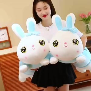 GUAIBUDIAN | Soft Bunny Plush Pillow