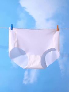 6PCS Womens Summer Ice Silk Seamless Panties - Ultra-Thin Quick-Dry Breathable Underwear M-XL