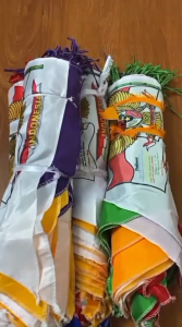 Bendera Bandir Dirgahayu Ukuran 3 Meter Warna Warni Bahan Kain Premium