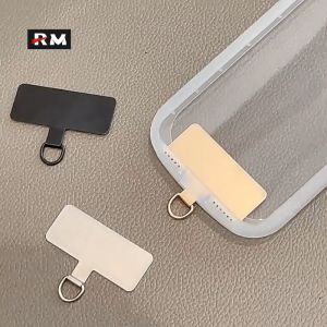 Stainless Steel Mobile Phone Lanyard Clip Mobile Phone Sling Metal Hanging Piece Gasket Strap Fixation Card 0.3mm Ultra-Thin Running And Mountain Climbing Sturdy And Break-Proof