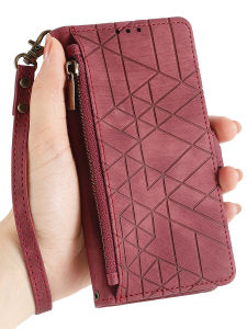 Leather Phone Case Crossbody A55/A53 Full Cover Protection Business Style Samsung A11 Creativity Simple Design Anti-Fall