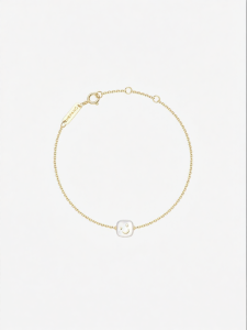 HEFANG Jewelry | Mother-of-Pearl 14K Gold Delicate Fashionable Bracelet