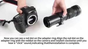 420-800mm f/8.3 Telephoto Lens Zoom SLR Camera Lens for Canon T7i T6 T6i T6s T7 T8i T3i T4i T5 T5i SL2 SL1 4000D 2000D 80D