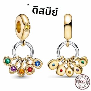 เหมาะสำหรับสร้อยข้อมือ DlY แบบดั้งเดิม ของขวัญแฟชั่นสำหรับผู้หญิง ขายดี 100% เงินแท้ 925 จี้ดิสนีย์ แฮร์รี่ พอตเตอร์