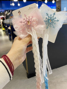 Princess Elsa Long Hair Wig for Girls Childrens Halloween Party Accessory Crown Hairpin Baby Toddler Hair Braid Headwear