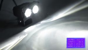 new 2PCS 60W Super Bright Mini Driving Light Set Led Lights Motorcycle Headlight Yellow And White Color Car Spotlight
