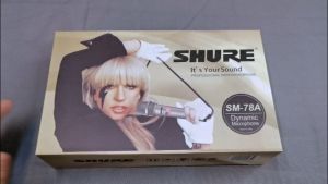 Original Shure SM-78A Dynamic Karaoke Microphone Full Metal Heavy Duty Microphone