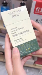 SCCS~20Pcs/pack Collagen Jelly Sleeping Mask Firming mask Anti-aging anti-wrinkle Whitening Moisturizing