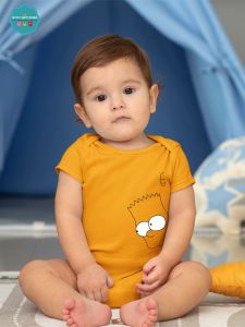 Baby Character Onesies with Name Back Print - Bart