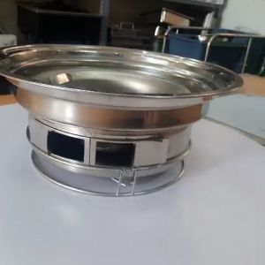 Giá đỡ bếp nướng BBQ tròn mini tại bàn khung để bếp nướng inox giá rẻ giá inox để bếp nướng than hoa mini