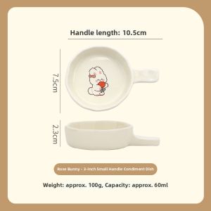 Cute and Stylish Japanese-style Ceramic Condiment Dish