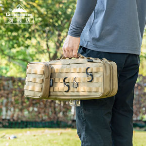 กระเป๋าสัมผัสกับการเดินทางแบบพกพาที่ทนทาน BK-40 ของ CAMPINGMOON พร้อมอุปกรณ์สำหรับปีนเขาและปิกนิกในสวน