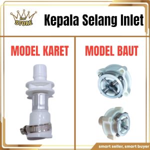 SAMBUNGAN KEPALA KERAN INLET 1 TABUNG UNIVERSAL / KEPALA KRAN SELANG INLET MESIN CUCI