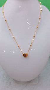 Kalung Wanita Kalung Love ZR 02 TitaniumS.Steel Tahan Lama Anti Karat KS011