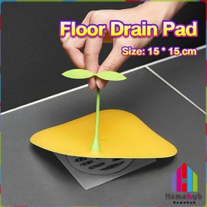 Homehub Thick Silicone Floor Drain Deodorant Cover Bathroom Deodorant Insect-Proof Bean Sprouts Shape