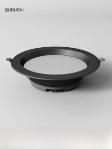 Downlight 7.5 Hole Led Embedded Black Three-Color Frame For Home Ceiling Lamp 5w12w Aisle 6.5cm Spotlight