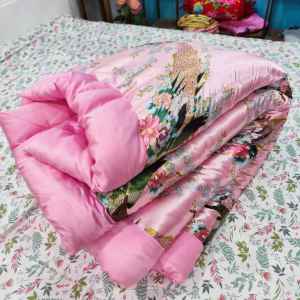 ciiemen | Silky Patterned Handmade Cotton Quilt Soft Bed Cover