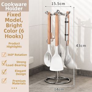 Rotating Kitchen Utensil Storage Rack