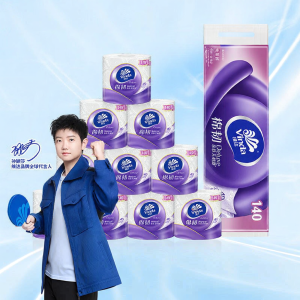 Vinda | Cotton Strong Stereoscopic 4-layer Thickened Toilet Roll 140 Sheets