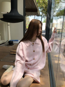 Red Personality Knitted Open Cardigan Womens Early Autumn Fashion 2025 New Pink Top Long Sleeve Sweater Jacket