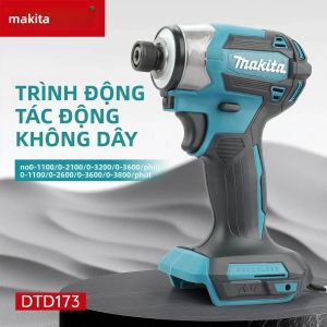 Makita DTD173 18V Không Chổi Than Tác Động Máy Khoan Tua Vít Sạc Điện Không Dây Máy Khoan Điện Dụng Cụ Điện Cho Gia Đình DIY