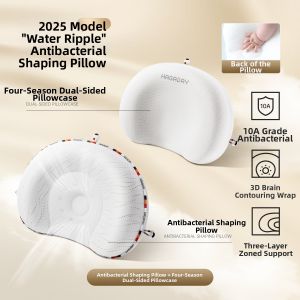 Hagaday | Anti-Bias Head Shaping Pillow for Newborns 0-6 Months