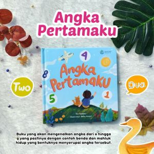 Boardbook Angka Pertamaku | Hardcover | By Bacaan Media