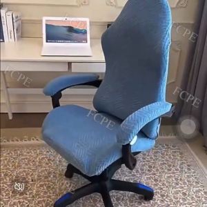 [In Stock] FCPE Gaming Chair Cover Removable Solid Color Seat Cover Elastic Armchair Seat Cover for Home Office