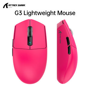 ATTACK SHARK | G3 ATTACK SHARK Bluetooth Wireless Mouse PAW3311 Chip BK52820 MCU 80 Million Switch and 1000Hz Polling Rate for Wired/2.4G/BT