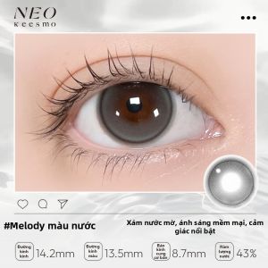 NEO KEESMO | Kính Áp Tròng Màu Xanh Lam Hàn Quốc Lãng Mạn Dùng Hàng Ngày 10 Miếng