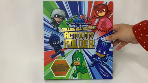 PJ Masks Activity Folder Book with Story Colouring Stickers Press-Outs & Board Game for Children