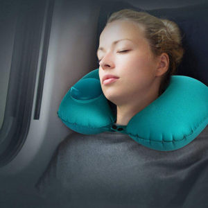 Inflatable Neck Pillow U Shaped Air Pillow Portable Travel Pillow Sleeping Neck Pillow