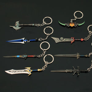Game Frostmourne Kuiersaila Ashbringer Xue Hou Mini WOW Warglaive Of Azzinoth Model Sword King Lich Llane Backpack Pendants