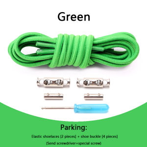 No Tie Shoe Laces Spring Metal Lock Elastic Shoelace for Sneakers Quick Put on And Take Off Shoe Accessories Lazy Shoelaces