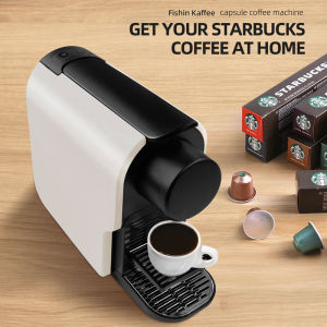 FISHIN COFFEE 2-In-1 Capsule Coffee Machine Durable Stable Pressure Of 20Bar Memory Of Coffee Taste FK22