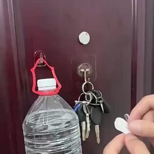 Móc Dán Trong Suốt Mini Chịu Lực Chống Nước Đa Năng Chất Liệu PP Không Cần Khoan Giải Pháp Gia Dụng