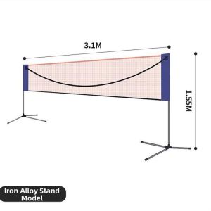 Portable Indoor Outdoor Competition Grade Badminton Net Stand