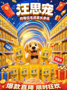 WANGSICHONG | Steamed Chicken Breast Pet Wet Food