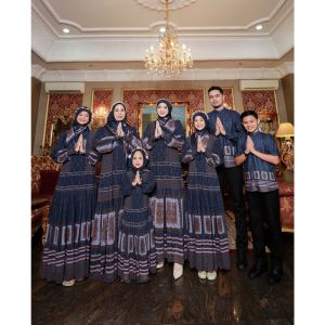 AC 0riginal Raya Family Couple | Sarimbit Keluarga | Sarimbit Lebaran | Family Set | Baju Couple Pasangan | Gamis Couple Ibu Anak
