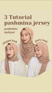Pashmina kaos/Pasmina shawl malaysia/pasmina jersey/tidak nerawang dan gampang dibentuk/toko daizee.id
