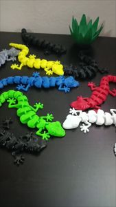 Prank Articulated Lizard Kids Toy Cicak