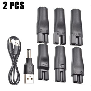 Brangdy 8 PCS Replacement Power Cord 5V Charger USB Adapter Suitable for All Kinds Electric Hair Clippers Beard trimmers Shavers