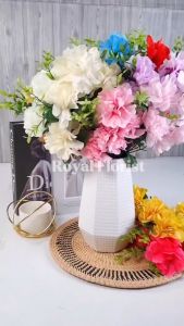 Bunga Carnation Anyelir X5/Cabang (NK-245)Bunga Artificial Mawar Dekorasi